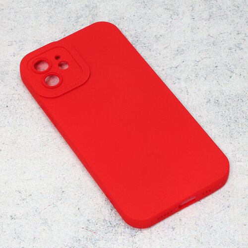 maska silikon pro camera za iphone 12 6.1 crvena Slike
