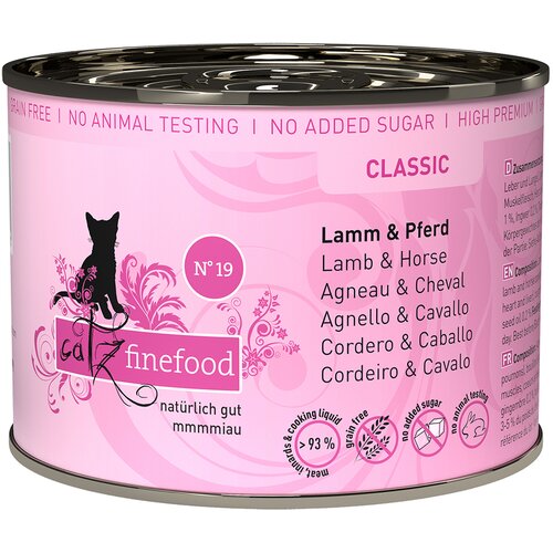 catz finefood Ekonomično pakiranje konzerve 24 x 200 g - Janjetina i konjetina Cijene
