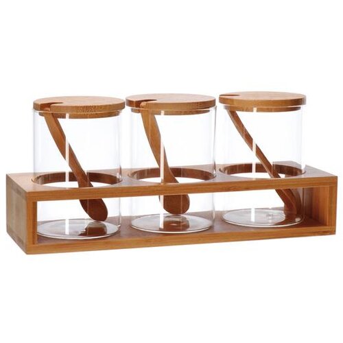  STAKLENKE NA STALKU SET 3/1 29*10*13CM 79805 Slike