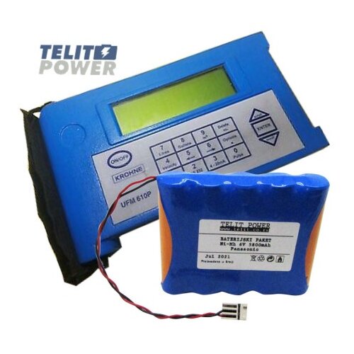 Telit Power Telit Power Baterija za ultrazvučni merač protoka ufm610p NiMH 6V 3800mAh Panasonic ( P-4439 ) Slike