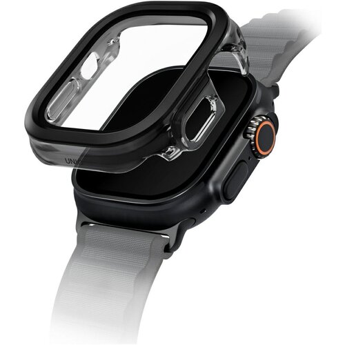 Uniq unikatno ovitek za apple watch ultra 49MM za&amp;scaron;čitno s kaljenim steklom za uro, (5000019437) Slike