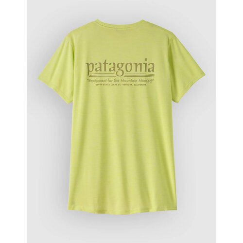 Patagonia Cap Cool Daily - Hut Tripper T-shirt vellum green Slike