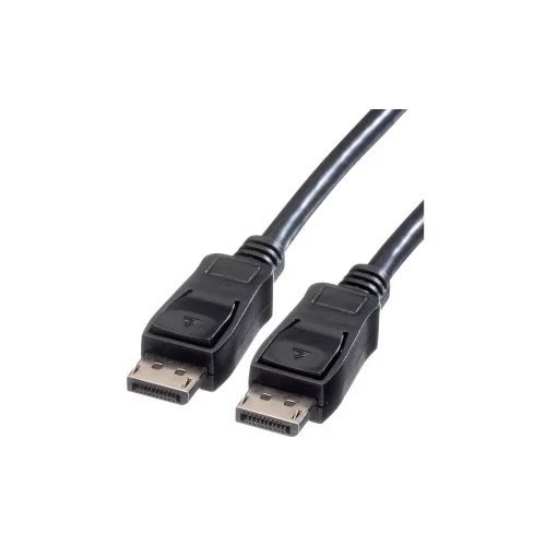 Value DisplayPort priključni kabel 10.00 m 11.99.5609 sa zaštitom crna [1x muški konektor displayport - 1x muški konektor displayport]