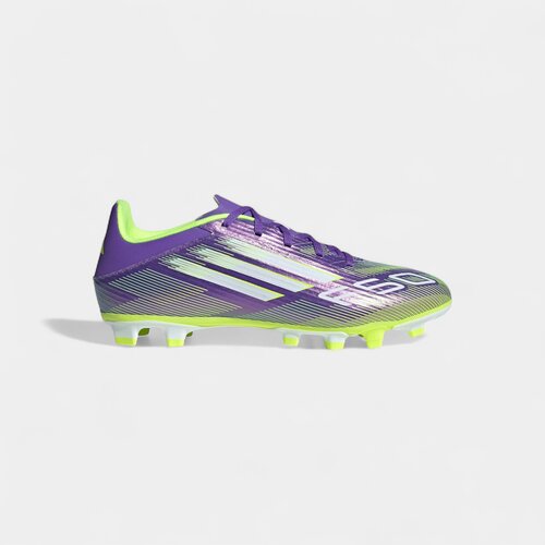 Adidas Nogomet F50 Club FG/MG Purple Rush Cloud White Lucid Lemon Bela Cene