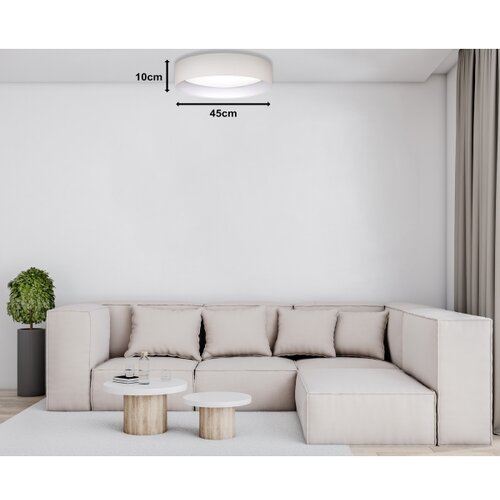  Duolla - LED plafonsko svetlo ROLLER LED/24W/230V prečnik 45 cm krem Slike