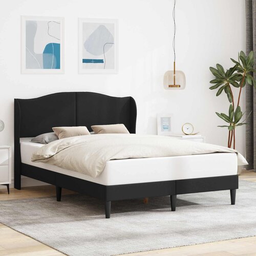  Krevetna konstrukcija Crna 120 x 200 cm Umjetna koža Cijene