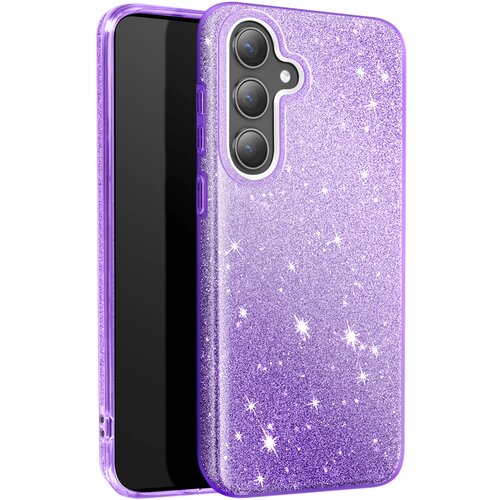AVIZAR ohi&scaron;je z ble&scaron;čicami za samsung S24 plus in S25 plus ultra tanko silikonsko, vijolična, (5000016136) Cene