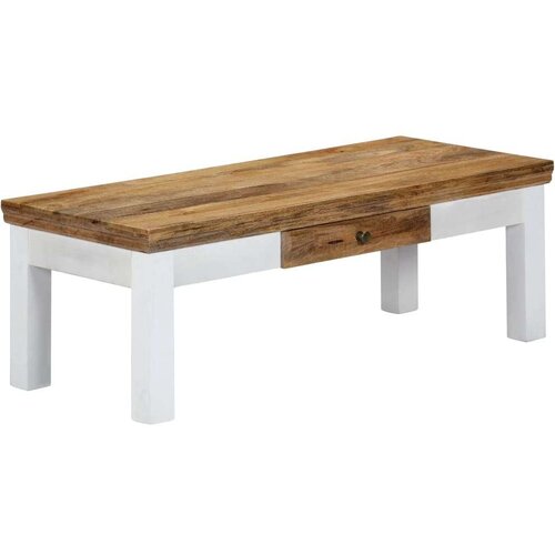 Stolić za kavu 110 x 50 x 40 cm od masivnog drva manga Slike