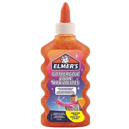 ELMER&amp;#039;S Lepak sa &amp;scaron;ljokicama 177ml narandžasti Slike