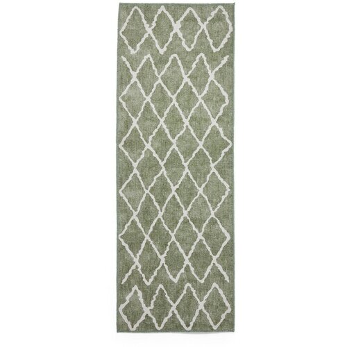 Think Rugs Zelen pralen tekač 61x170 cm Coral Green &amp;ndash; Slike