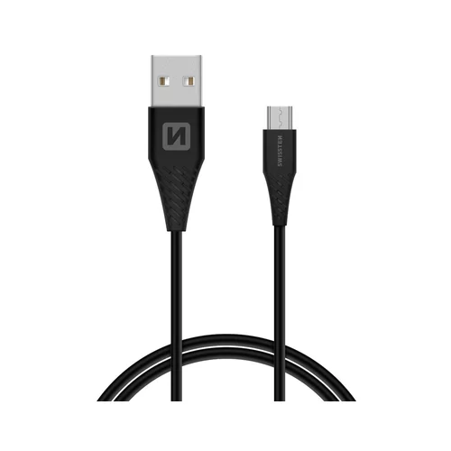 Swissten kabel za prijenos podataka i punjenje, USB, mikro USB, 1,5 m (9 mm)