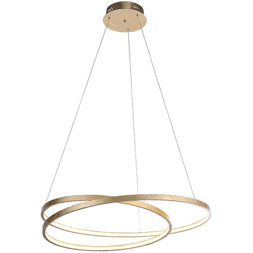 PAUL NEUHAUS Dizajn viseča svetilka zlata 72 cm z LED zatemnitvijo - Rowan Cene