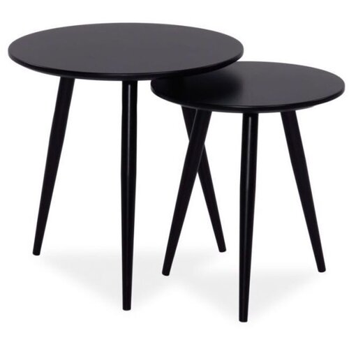  Set stolića CLEO - MDF - crna Slike