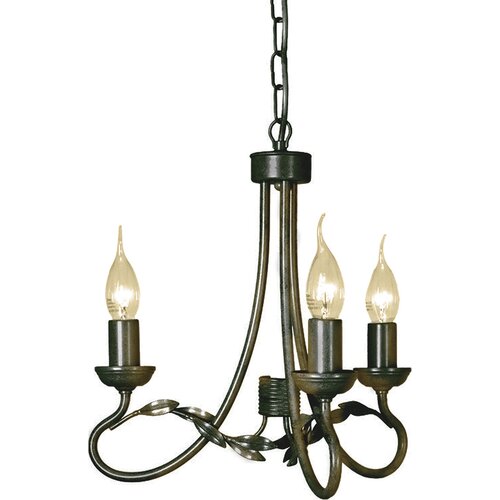 Elstead Lighting Elstead Olivia Lestenec s 3 lučmi, črna, zlata, E14, (22098156) Cene