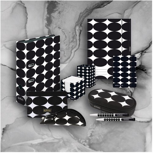  KOCKA KARTON 9X9X9CM S PAPIROM BIJELI JUST BLACK HERLITZ 50040100 Slike
