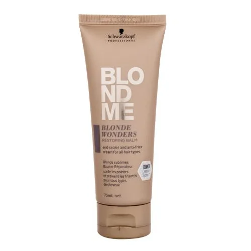 Schwarzkopf Professional Blond Me Blonde Wonders Restoring Balm regenerator bez ispiranja za plavu kosu 75 ml za ženske