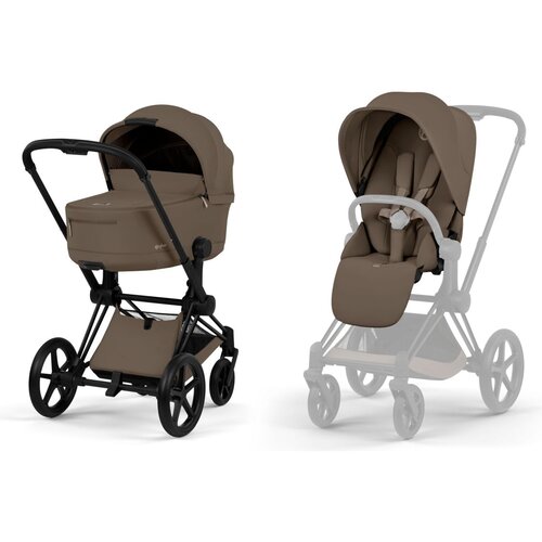Cybex Voziček 2v1 Priam komplet comfort Platinum coconut brown Cene