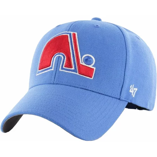 Quebec Nordiques Hokejska kapa s vizorom NHL '47 MVP Vintage Logo Blue Raz