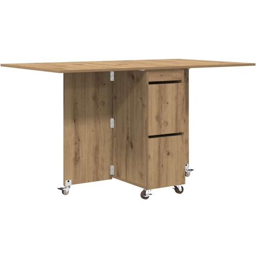  Blagovaonski stol 2 pcs 140 x 80 x 77 cm Konstruirano drvo Slike