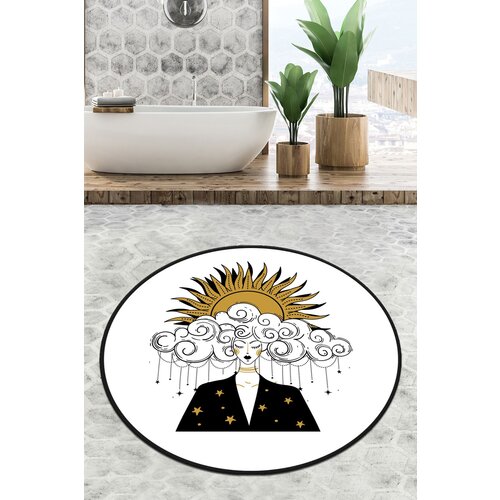  Afitab circle djt 200 multicolor bathmat Cene