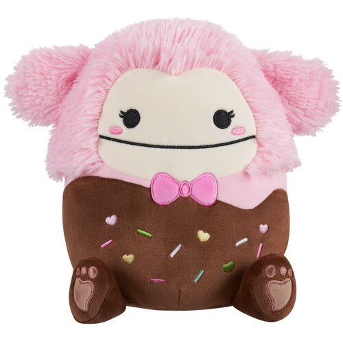 Squishmallows čokoladna Brina z nogami in roza metuljčkom Cene