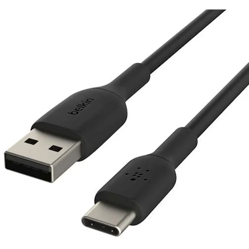 Belkin Podatkovno-polnilni kabel USB-C - USB-A, Boost charge, 15 cm, črn