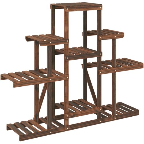  Stalak za cvijeće 110 x 25 x 96 cm od masivne jelovine Slike