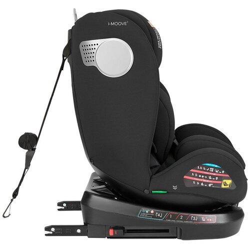 Kikka Boo autosjedalica i-Moove 2 i-Size, Grupa 0+, 1, 2, 3 (0-36 kg) (40-150 cm) - Black Slike