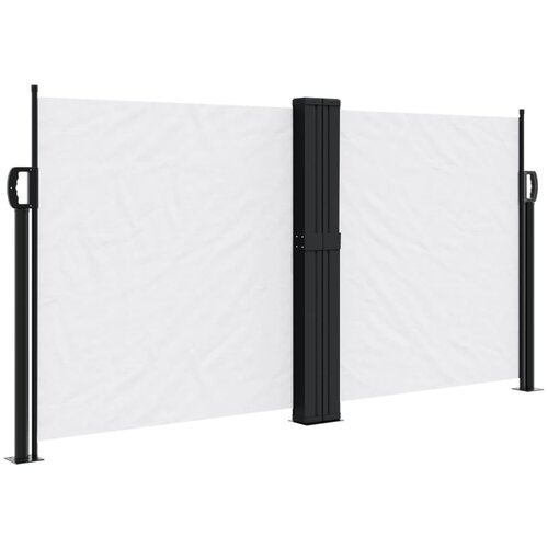 vidaXL Zložljiva stranska tenda bela 120x1000 cm, (21206549) Cene