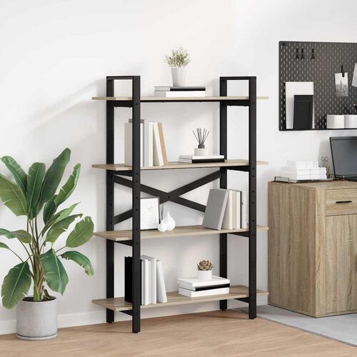  Polica Sonoma hrast 100 x 33,5 x 140 cm Konstruirano drvo Cijene