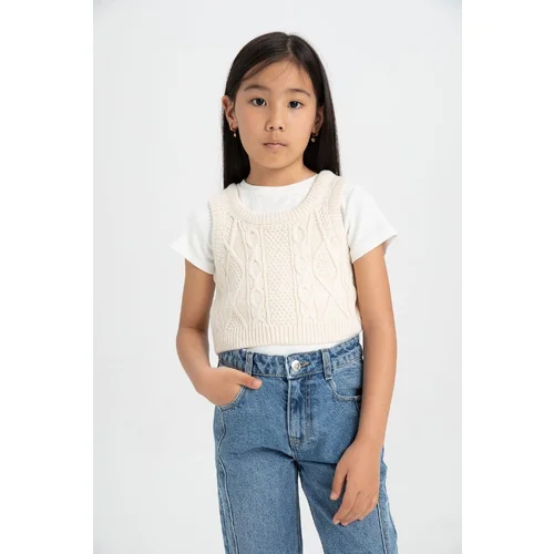 Defacto Girl's Crop Sweater