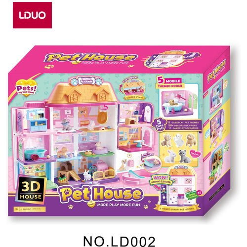 Masen Toys hi&scaron;ka za hi&scaron;ne ljubljenčke z dodatki, dim: 74x21x55 cm Cene