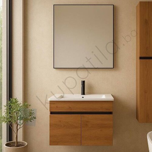  Kupatilski ormarić+ogledalo Rustic 60cm BT Cene