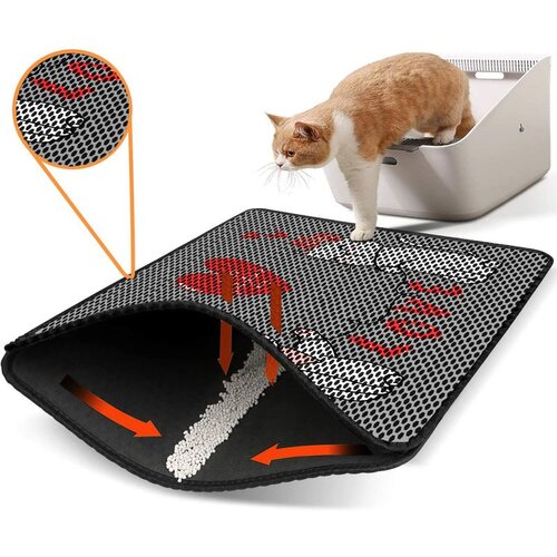 WALLXPERT Nrszn0045 Multicolor Cat Litter Mat Cene