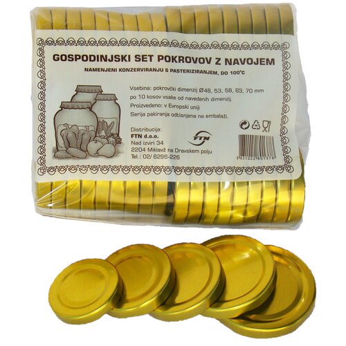  Poklopac Mix (Zlatne boje, Metal) Cijene