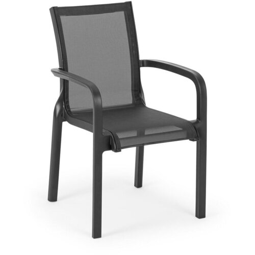Hanah home Baštenska stolica Mesh, 61.5x88.5x55 cm, Crna Cene