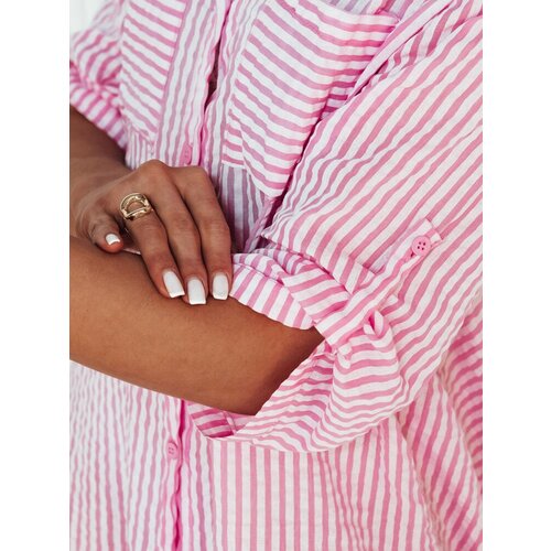 DStreet LANGO Pink Shirt Dress Slike