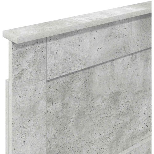  Uzglavlje s uzglavljem Betonski sivi 90 cm Konstruirano drvo Slike
