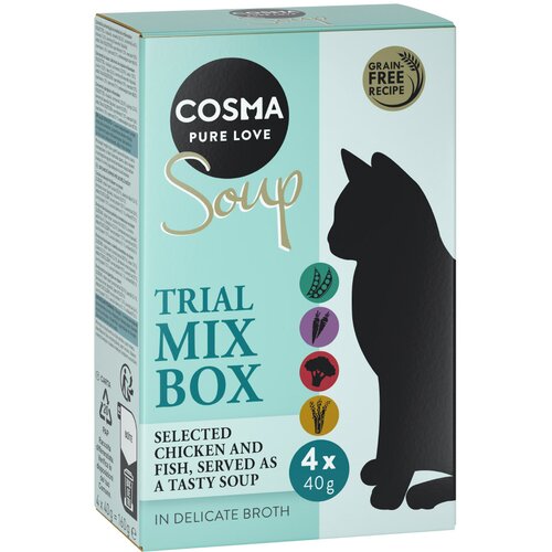 Cosma 4 x 40 g Soup probno miješano pakiranje - Mix 2 (4 vrste) Cene