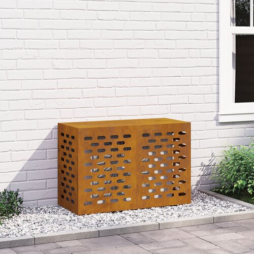 vidaXL Ohišje za klimatsko napravo Corten jeklo Jeklo 90 x 40 x 60 cm Cene