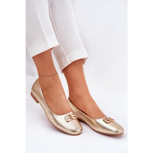 VINCEZA Elegant Ladies Ballerinas With Decoration Slike