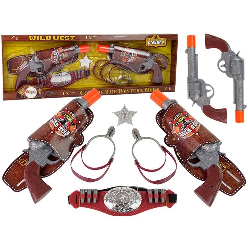 Cowboy Set For Two Cowboy Revolver Spurs Accessories Cene