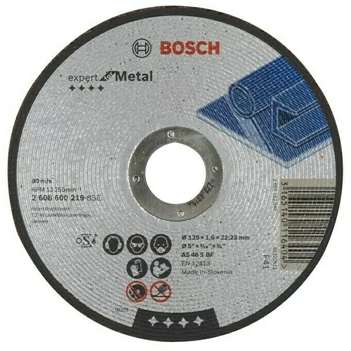 Bosch Rezni disk Standard for Metal (Promjer rezne ploče: 125 mm, Prikladno za: Metal)