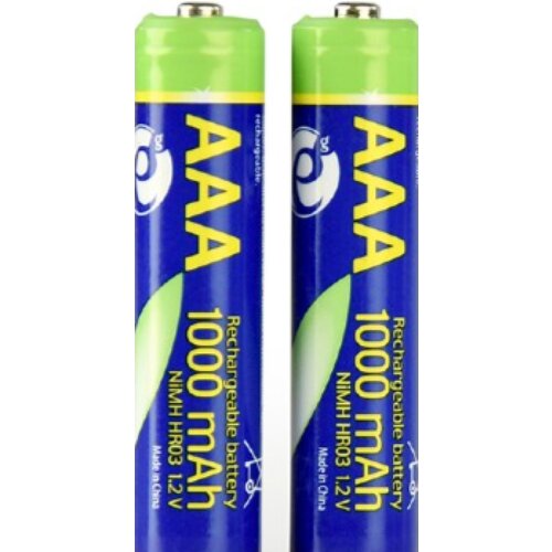Gembird AAA 1000mAh polnilne baterije (2 kosa), (5000129368) Slike