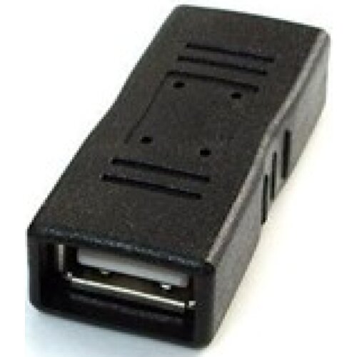 Gembird A-USB2-AMFF zensko-zenski adapter USB 2.0 coupler, black Slike