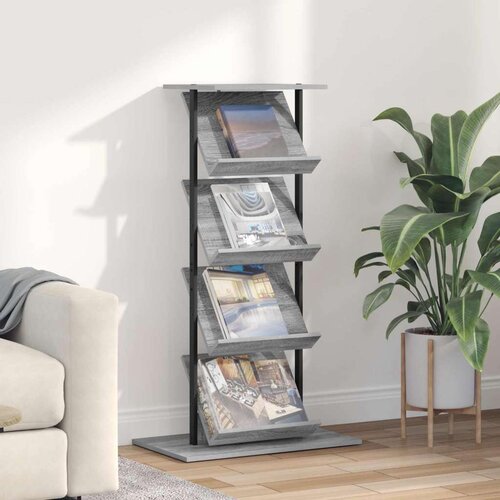  Polica za časopise s policom Siva Sonoma 68 x 40 x 123.5 cm Cijene