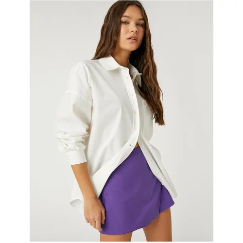 Koton Shirt - White - Oversize