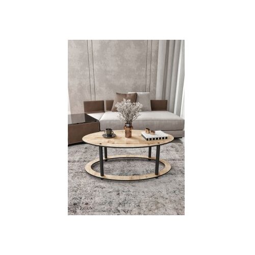 Hanah home Club stolić s eliptičnom rupom, 60x40x38 cm, krem Cene