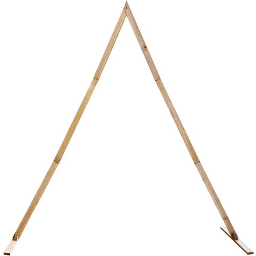  Vjenčani luk Svijetlosmeđa 202 x 95 x 254 cm Čvrsto borovo drvo Slike