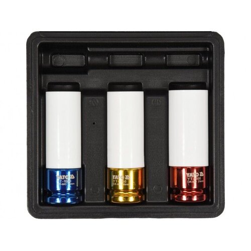 Yato set udarnih nasadnih ključeva za aluminijske felge YT-1056 1/2&amp;quot;, 17, 19, 21 mm Slike
